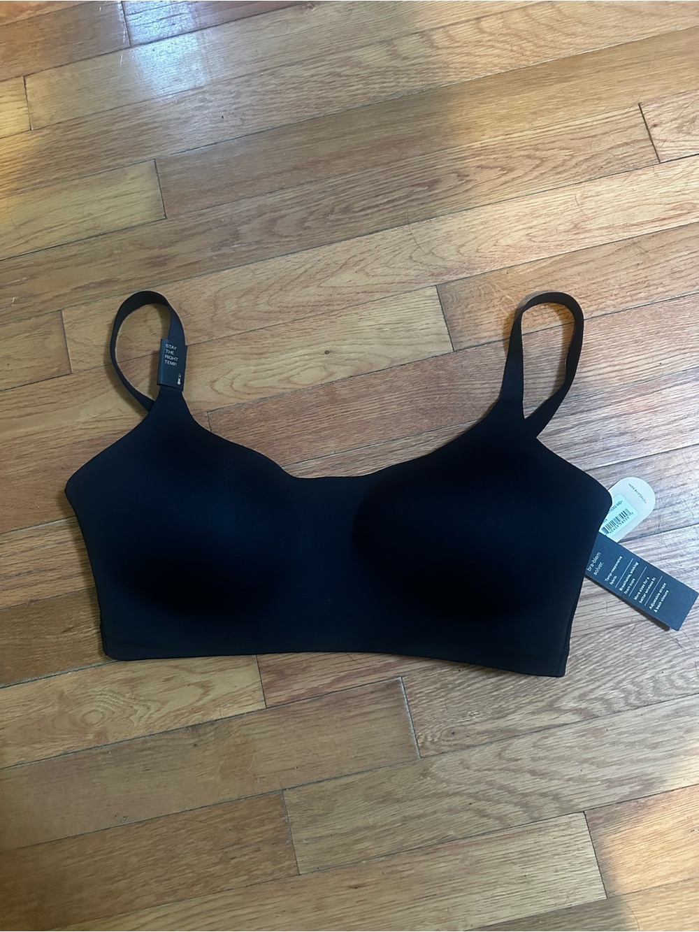NWT Thirdlove Wireless Black 37.5 Bra Performance Lingerie M+